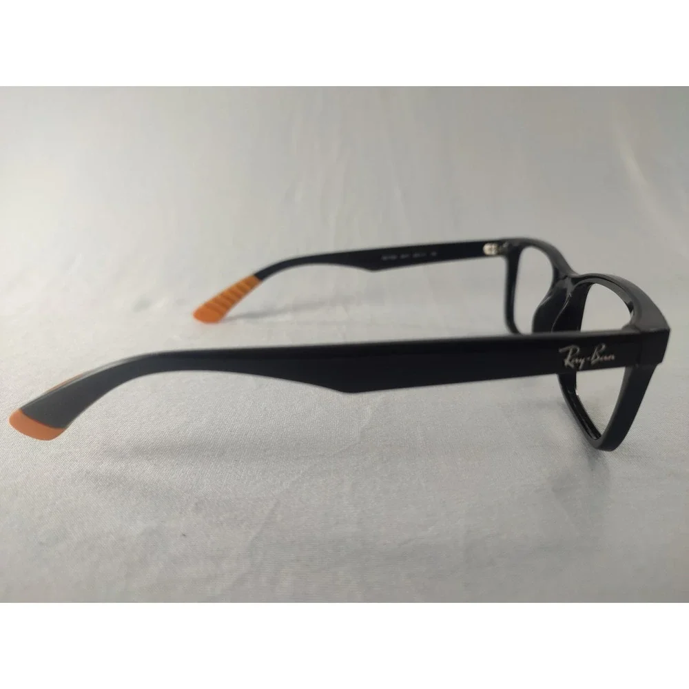 Ray-Ban RB 7025 5417 Black Orange Eyeglasses Frames 53-17-145 Rectangular